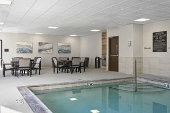 Indoor Pool And Lounge Area at The Edina Towers, Minnesota